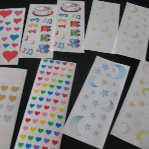 Creative Memories & Mrs. Grossman  Stickers,  Stars, illusions, Stars & Moon, - Picture 6 of 6